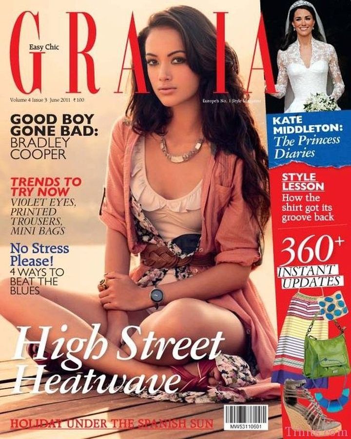 GRAZIA INDIA magazine side cover  June 2011
