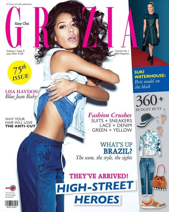 GRAZIA INDIA magazine side cover  June 2014