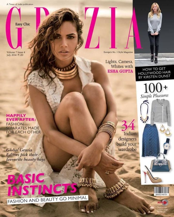 GRAZIA INDIA magazine side cover  July 2014