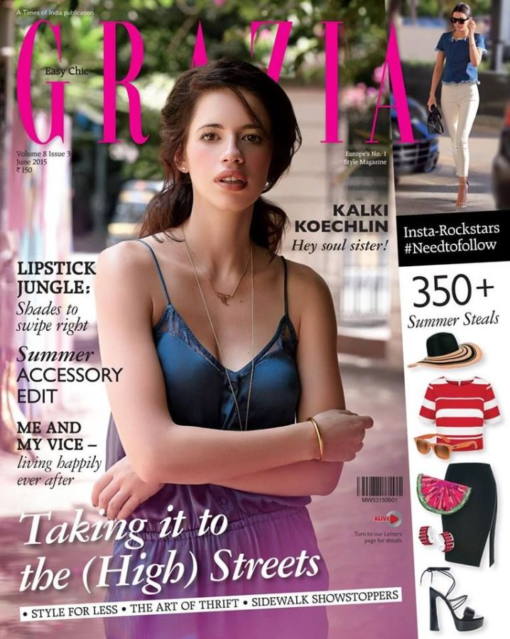 GRAZIA INDIA magazine side cover  June 2015