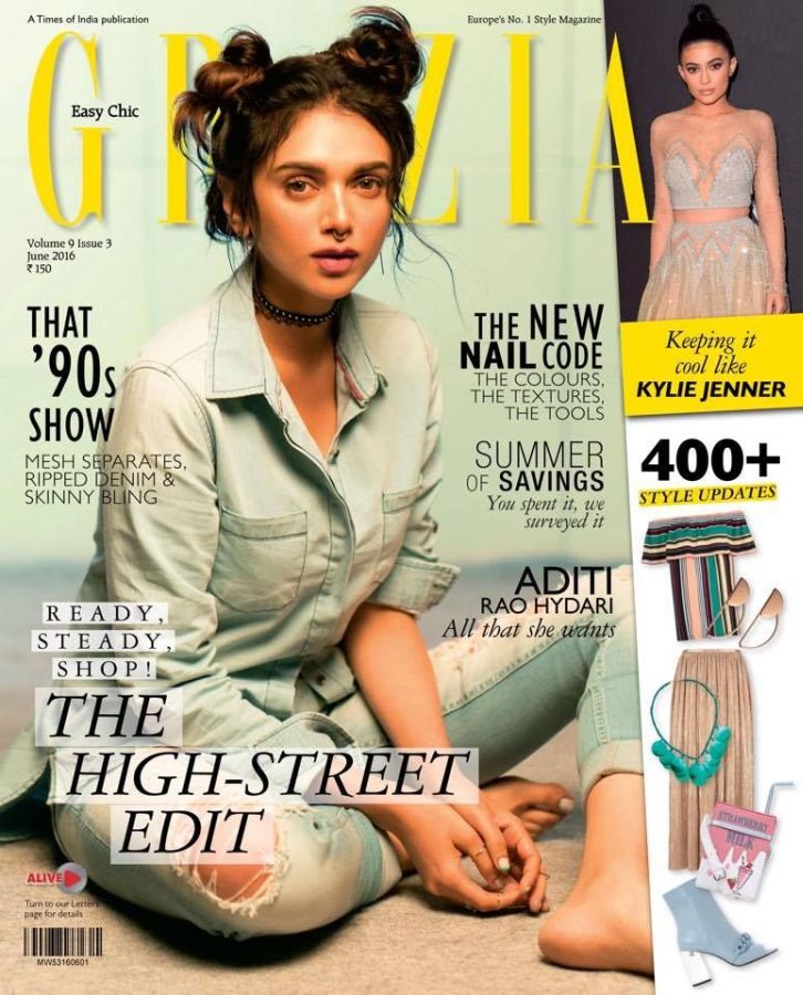 GRAZIA INDIA magazine side cover  June 2016