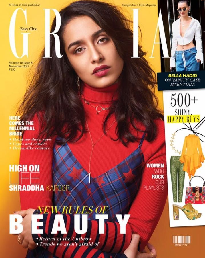 GRAZIA INDIA magazine side cover  November 2017