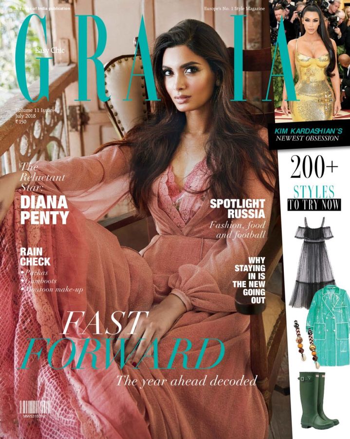 GRAZIA INDIA magazine side cover  July 2018
