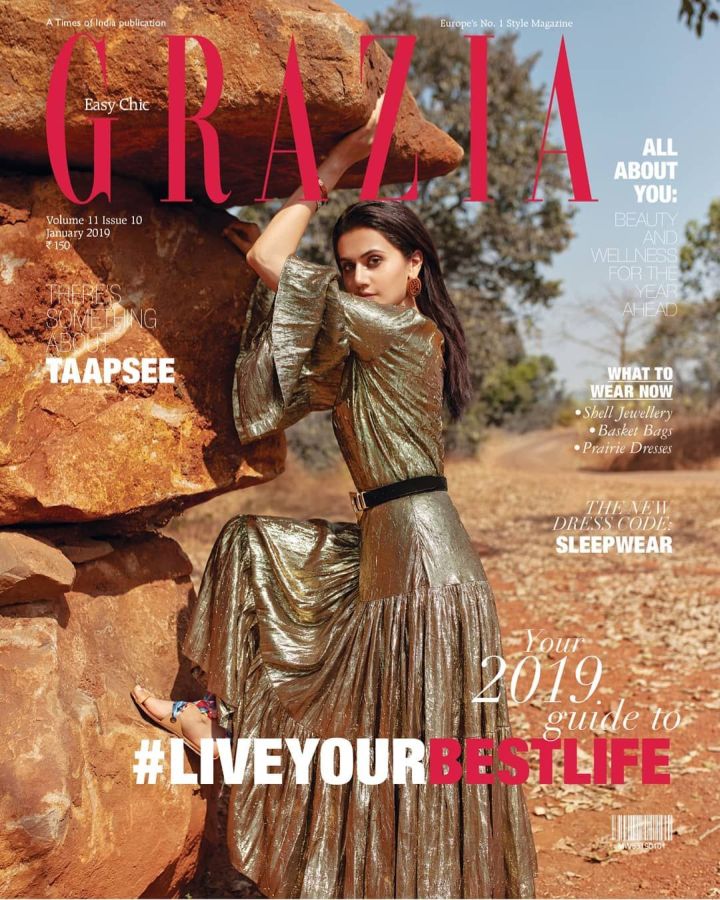 GRAZIA INDIA magazine side cover  January 2019