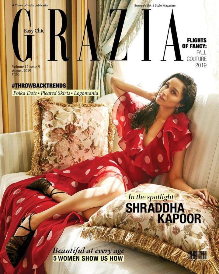 GRAZIA INDIA magazine side cover  August 2019