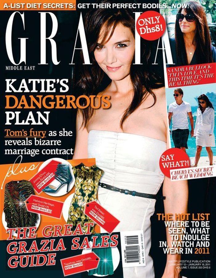 GRAZIA IRAN magazine side cover 12 January 2011