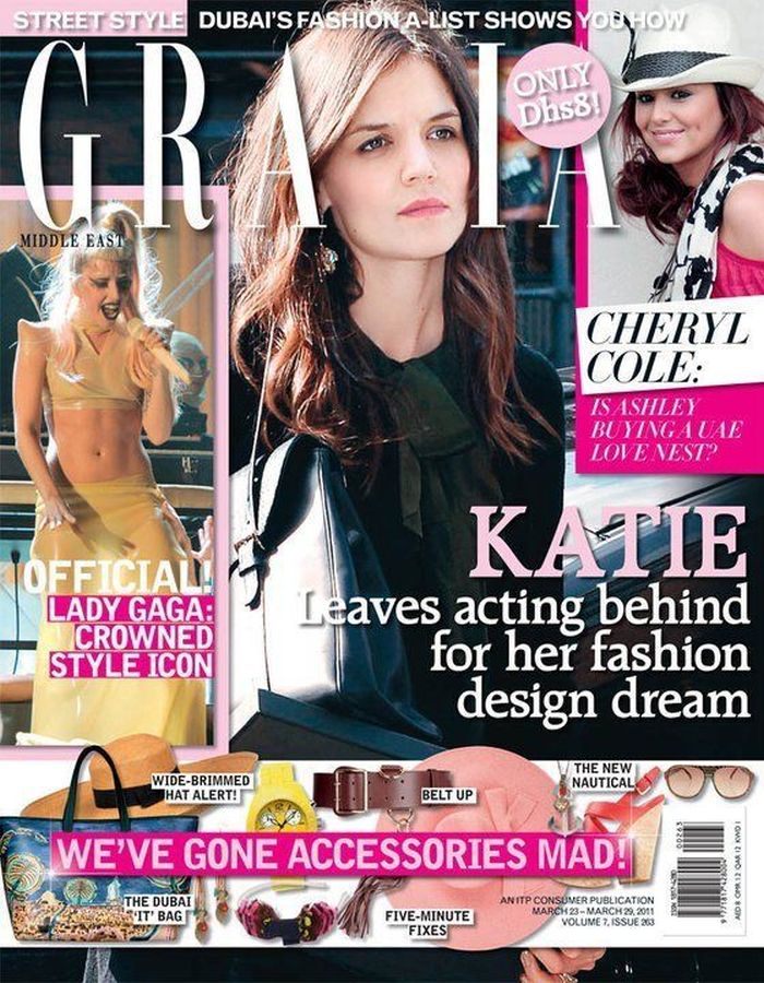 GRAZIA IRAN magazine side cover 23 March 2011