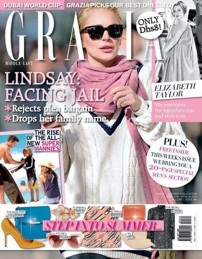 GRAZIA IRAN magazine side cover 30 March 2011