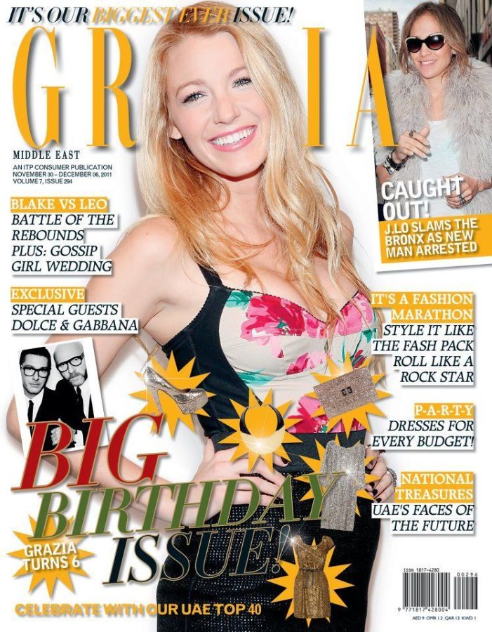 GRAZIA IRAN magazine side cover 30 November 2011