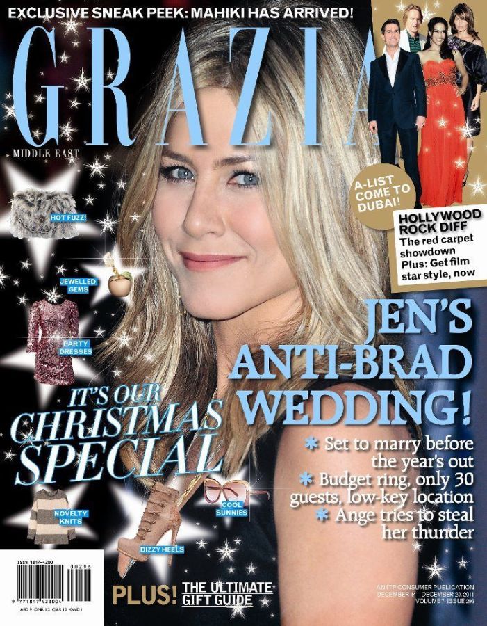 GRAZIA IRAN magazine side cover 14 December 2011
