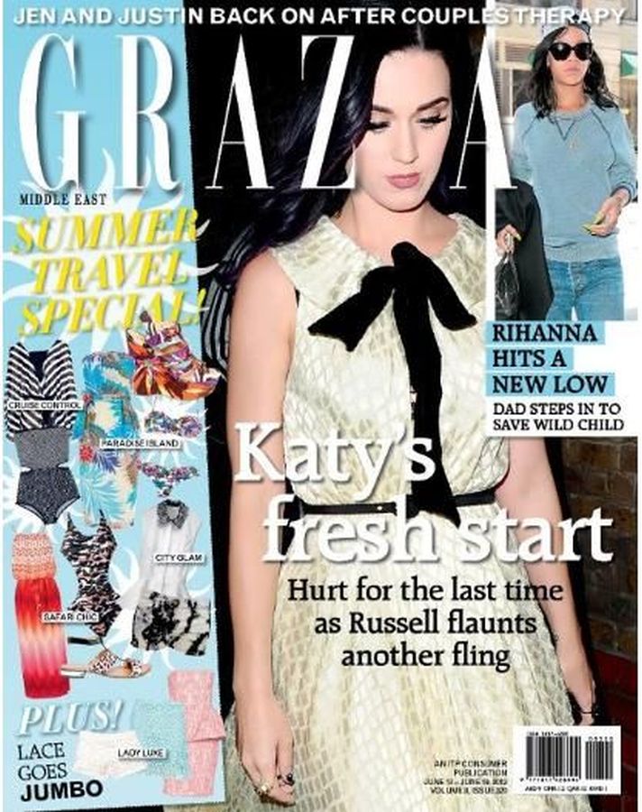 GRAZIA IRAN magazine side cover 18 June 2012