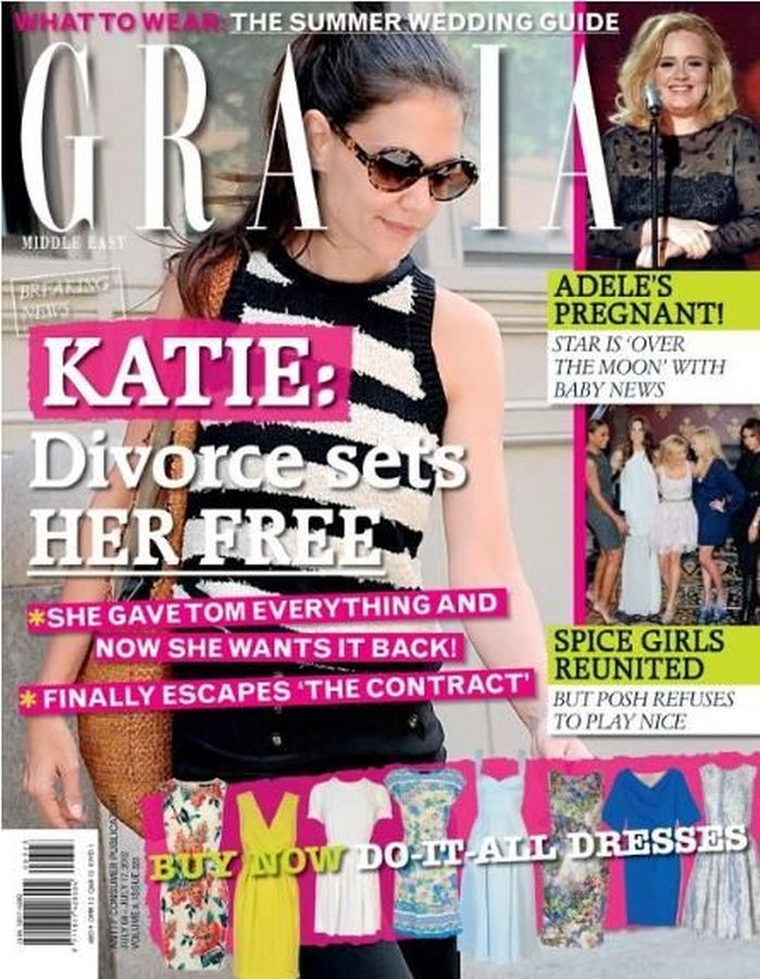 GRAZIA IRAN magazine side cover 5 July 2012