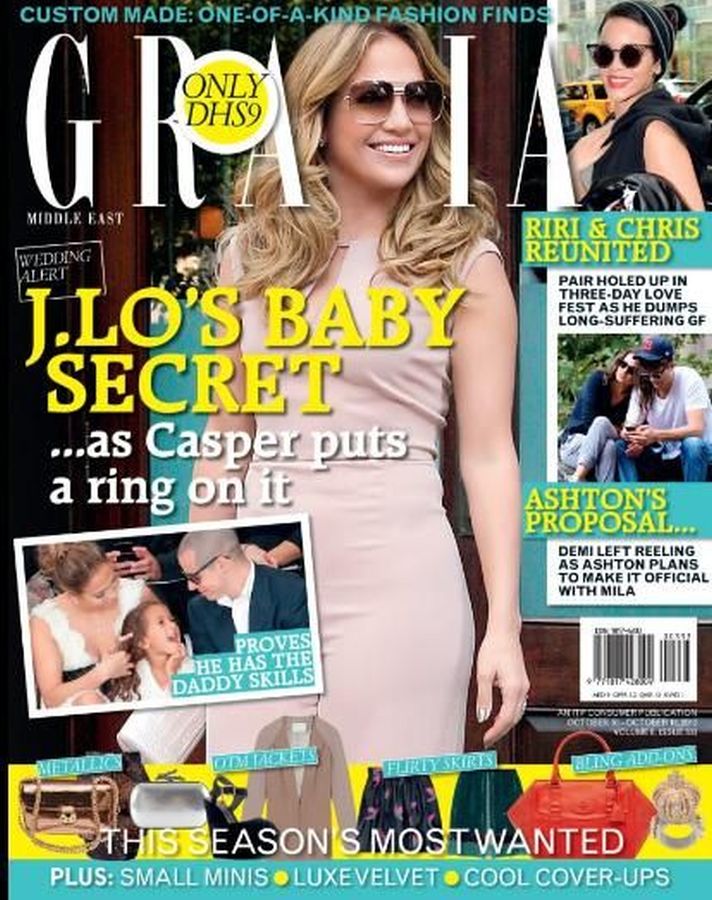 GRAZIA IRAN magazine side cover 10 October 2012