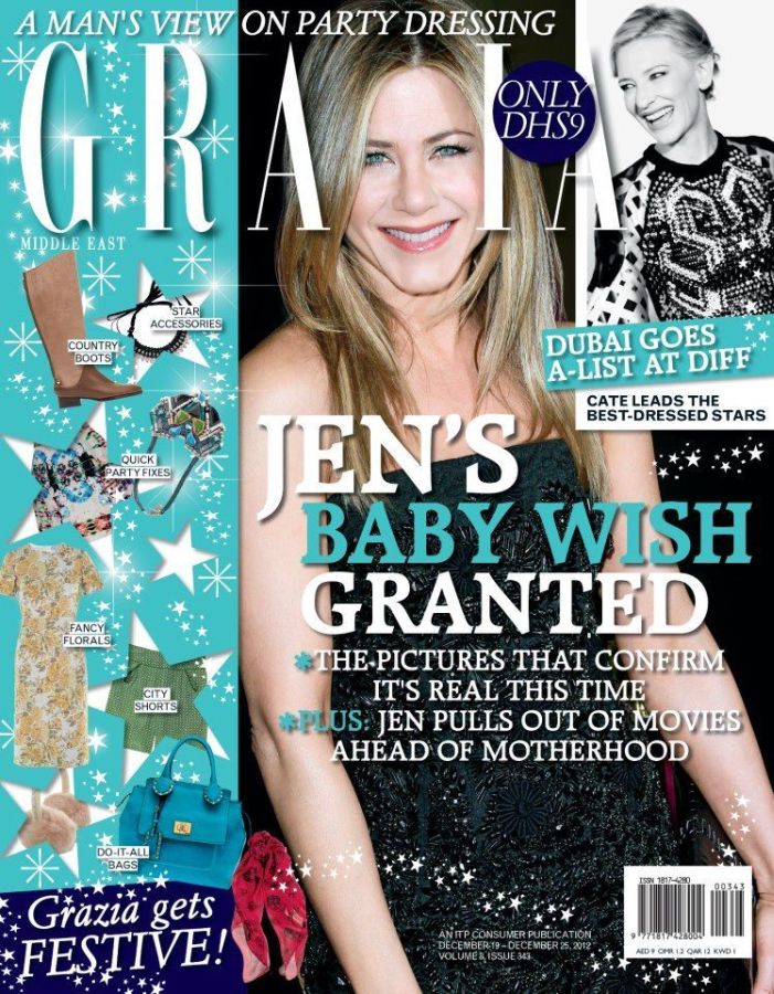 GRAZIA IRAN magazine side cover 19 December 2012