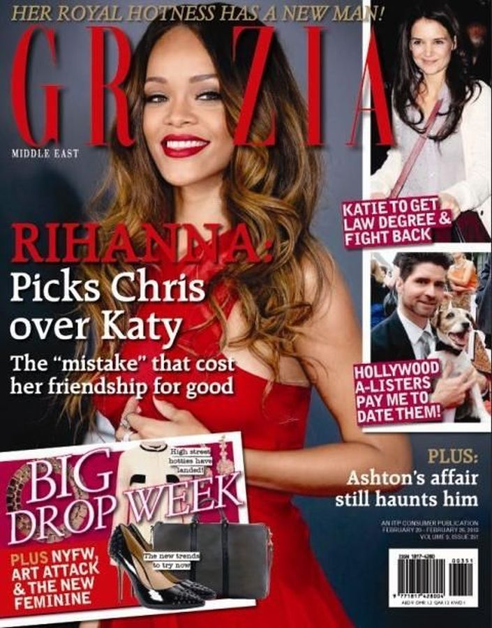 GRAZIA IRAN magazine side cover 21 February 2013