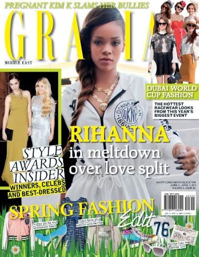 GRAZIA IRAN magazine side cover 4 April 2013