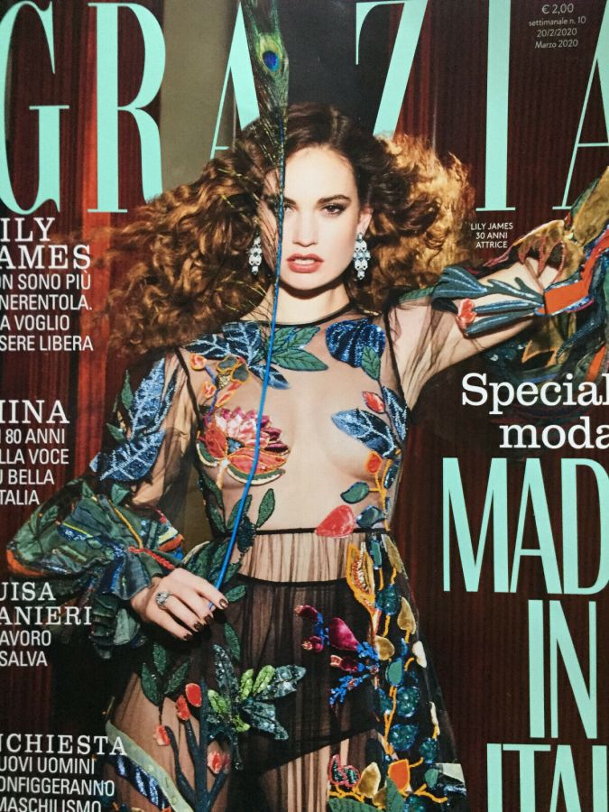 GRAZIA ITALY magazine side cover Issue 10 20 February 2020