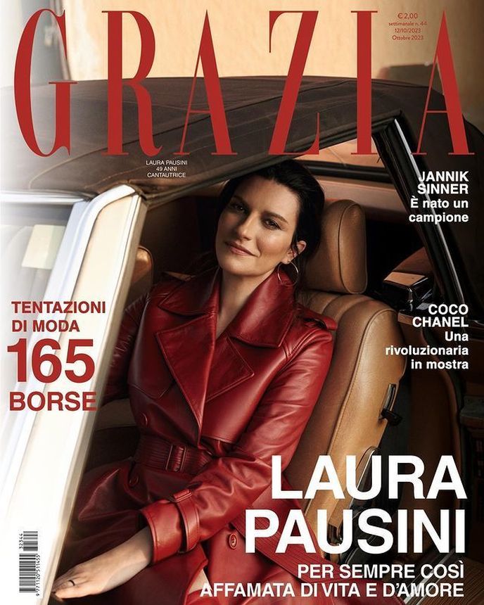 GRAZIA ITALY magazine side cover 12 October 2023