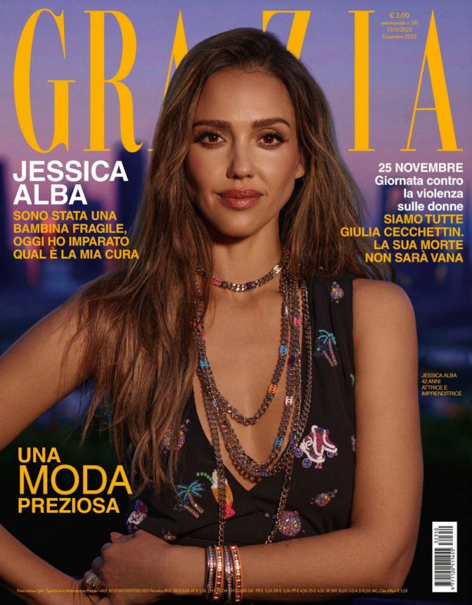 GRAZIA ITALY magazine side cover 23 November 2023