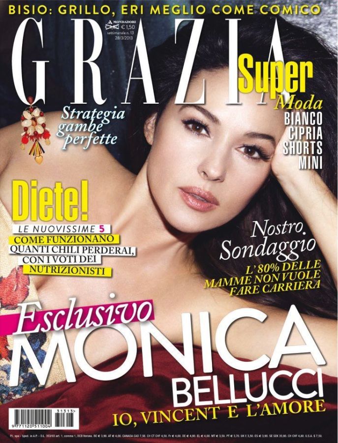 GRAZIA ITALY magazine side cover 28 March 2013