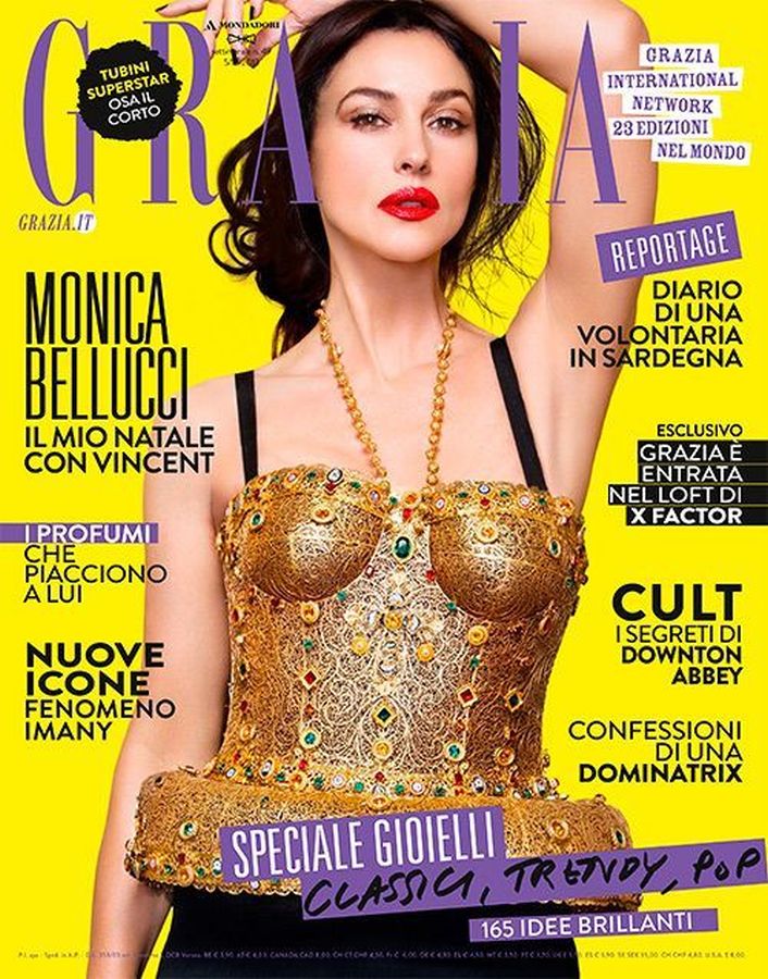 GRAZIA ITALY magazine side cover 5 December 2013