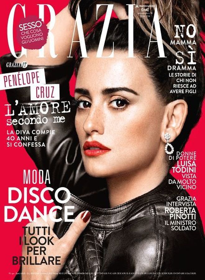 GRAZIA ITALY magazine side cover 30 April 2014