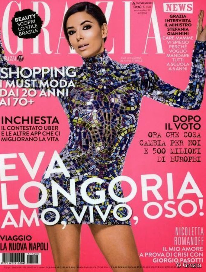 GRAZIA ITALY magazine side cover 4 June 2014