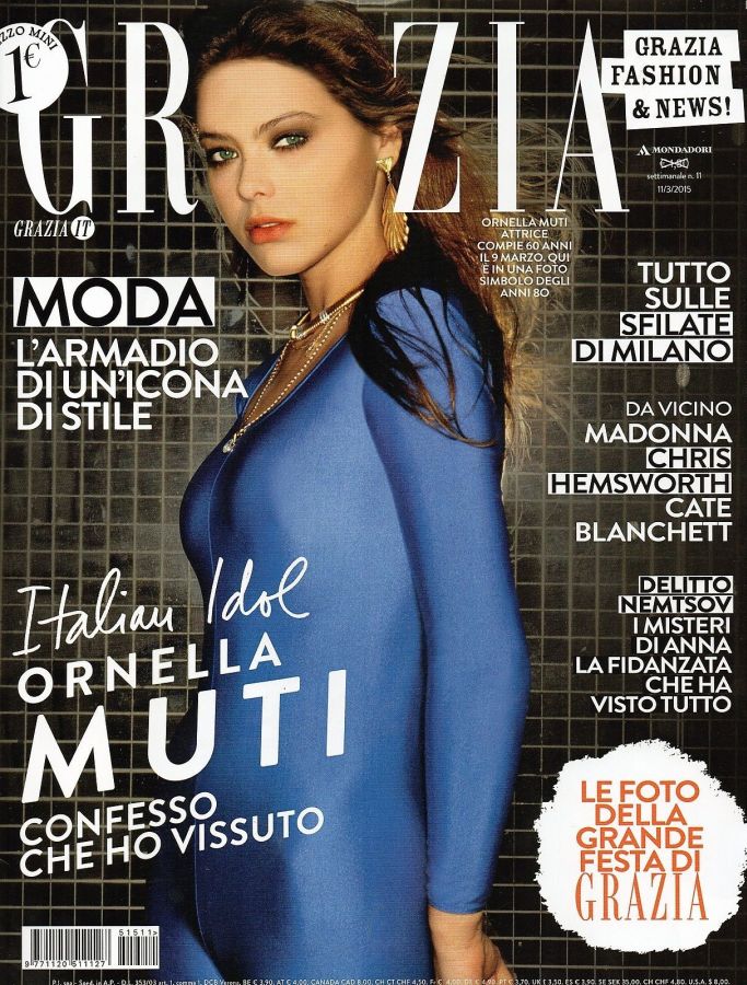 GRAZIA ITALY magazine side cover 11 March 2015