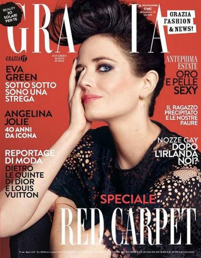 GRAZIA ITALY magazine side cover 3 June 2015