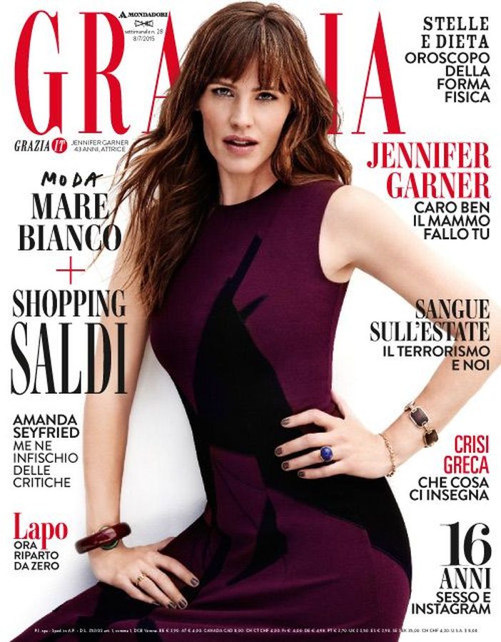 GRAZIA ITALY magazine side cover 8 July 2015