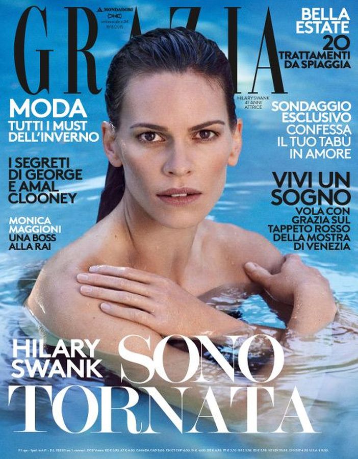 GRAZIA ITALY magazine side cover 19 August 2015