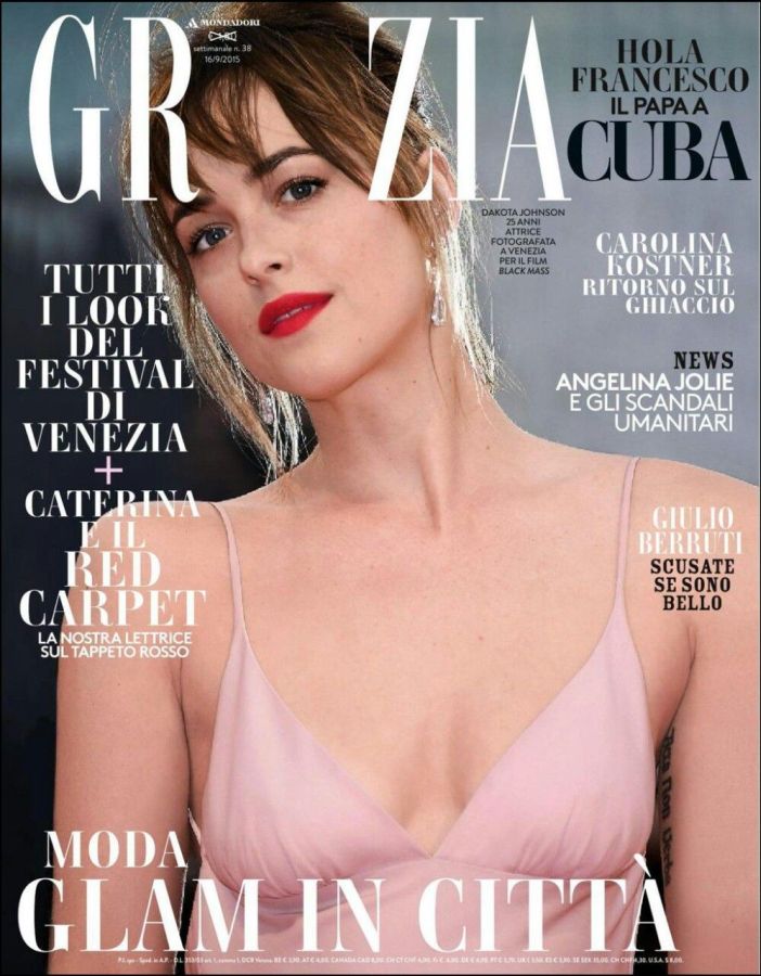 GRAZIA ITALY magazine side cover 16 September 2015