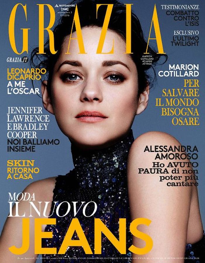GRAZIA ITALY magazine side cover 13 January 2016
