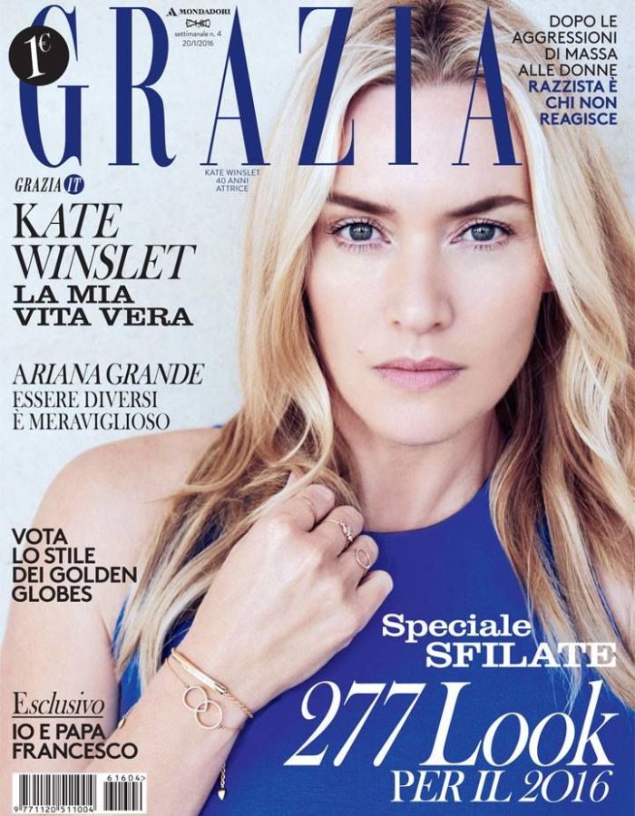 GRAZIA ITALY magazine side cover 20 January 2016
