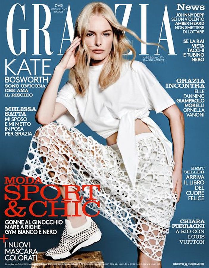 GRAZIA ITALY magazine side cover 8 June 2016
