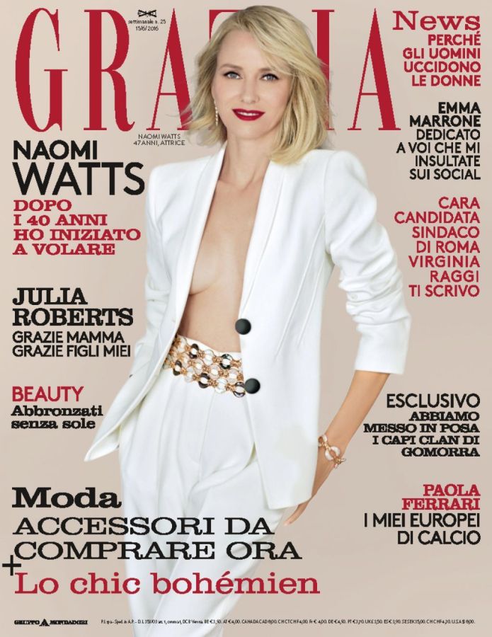 GRAZIA ITALY magazine side cover 15 June 2016