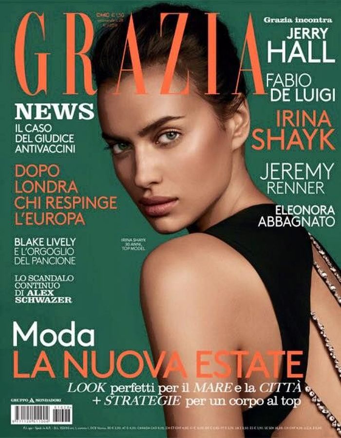 GRAZIA ITALY magazine side cover 6 July 2016