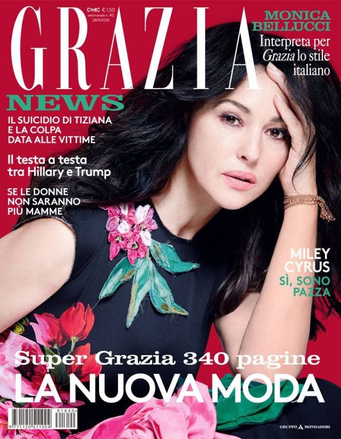 GRAZIA ITALY magazine side cover 28 September 2016
