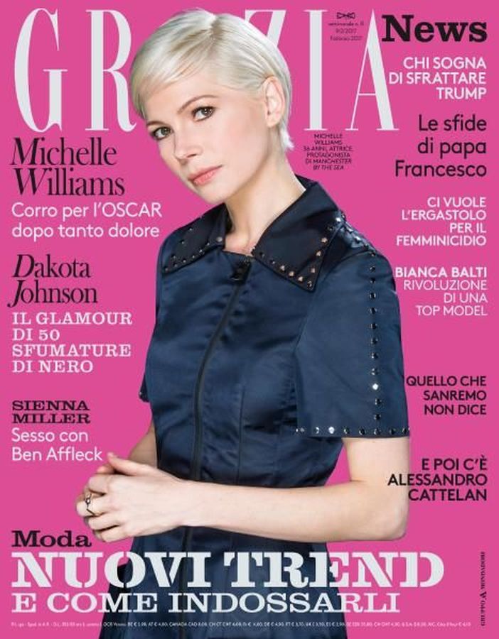 GRAZIA ITALY magazine side cover 9 February 2017