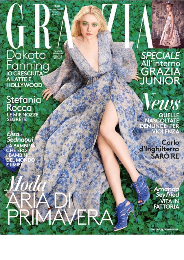GRAZIA ITALY magazine side cover 6 April 2017