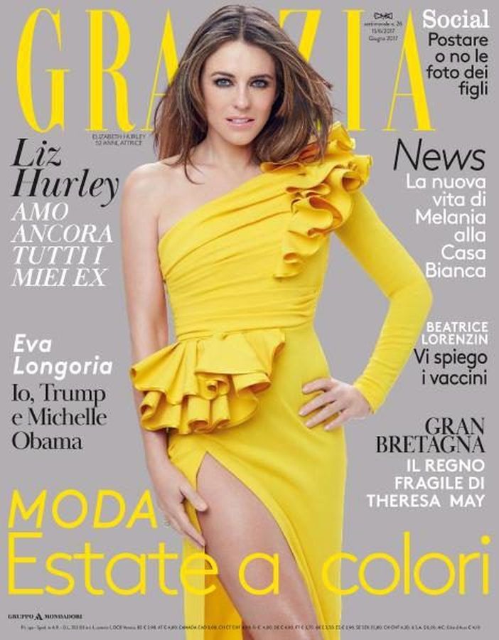GRAZIA ITALY magazine side cover 15 June 2017