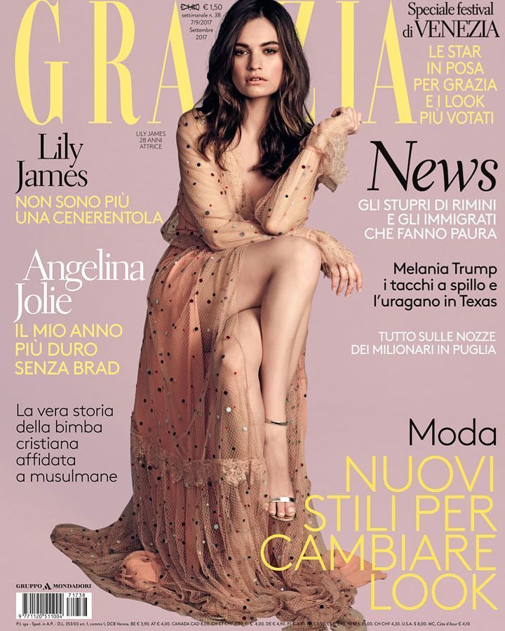 GRAZIA ITALY magazine side cover 7 September 2017