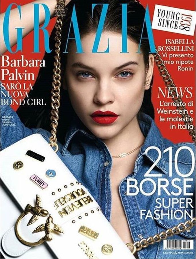 GRAZIA ITALY magazine side cover 15 March 2018
