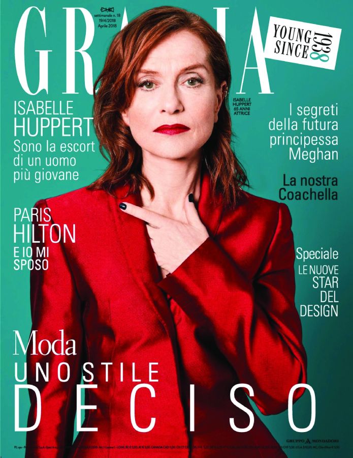 GRAZIA ITALY magazine side cover 19 April 2018