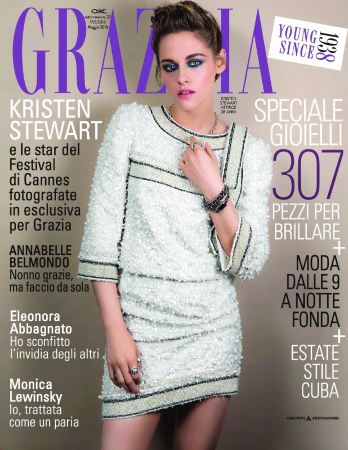 GRAZIA ITALY magazine side cover 17 May 2018