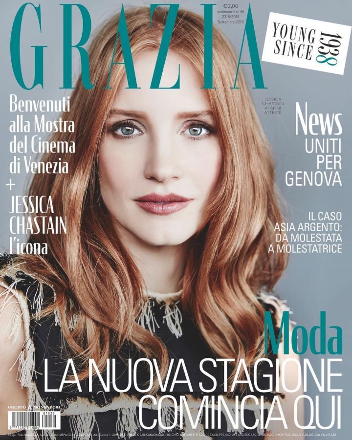 GRAZIA ITALY magazine side cover 23 August 2018