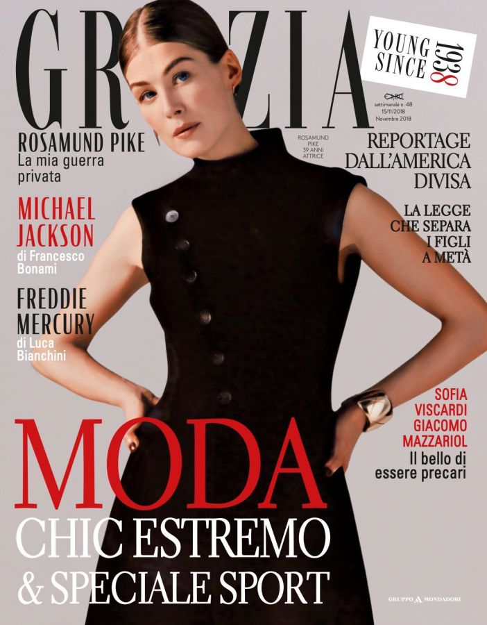 GRAZIA ITALY magazine side cover 15 November 2018