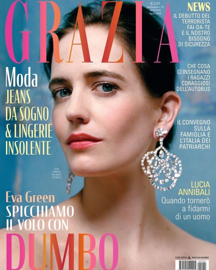 GRAZIA ITALY magazine side cover 28 March 2019