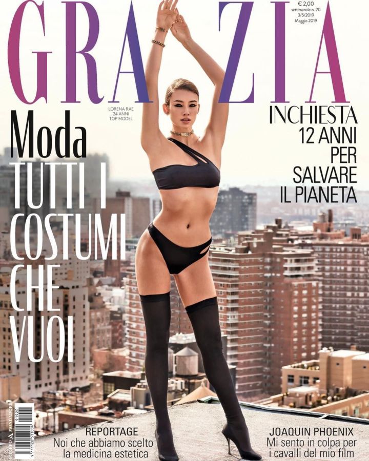 GRAZIA ITALY magazine side cover 3 May 2019