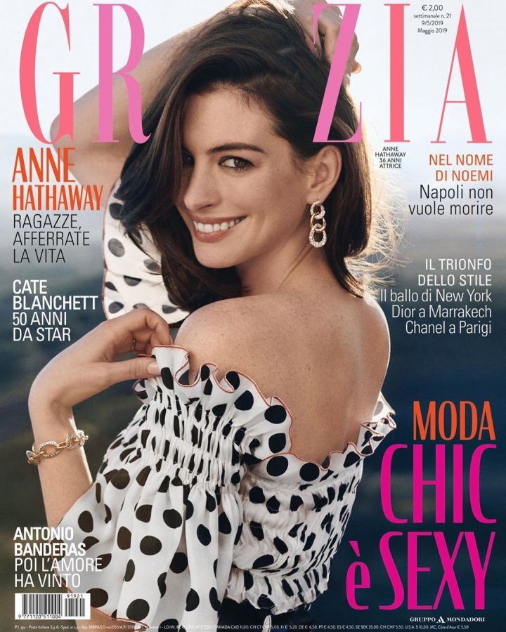 GRAZIA ITALY magazine side cover 9 May 2019